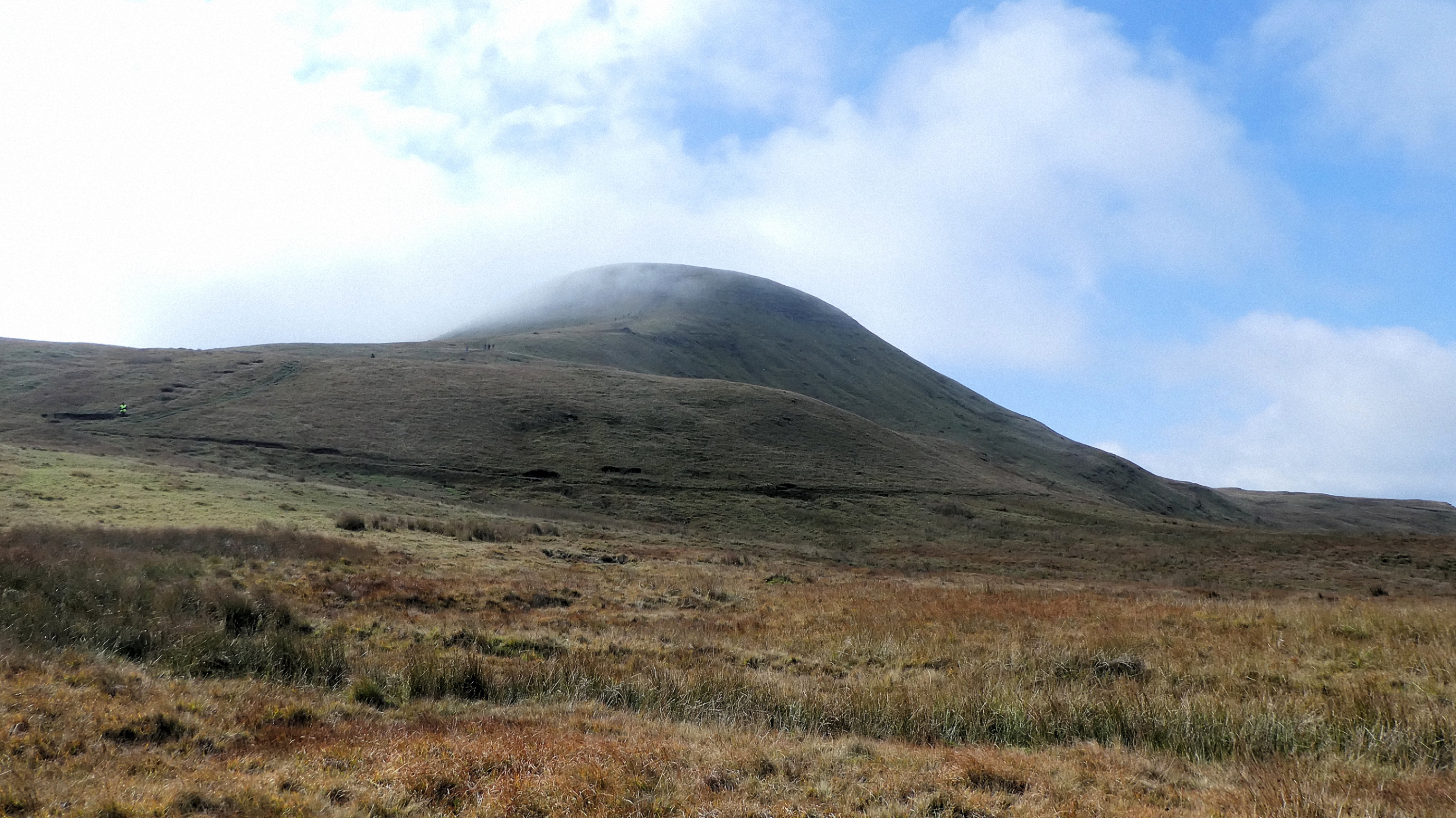 Looking back up to Fan Fawr from Storey Arms, Photo by Mike Goodyer